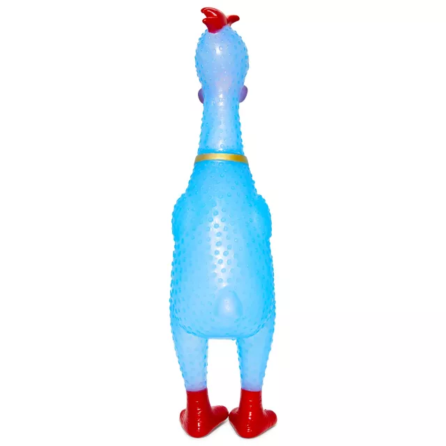 Blue Squeeze Plastic Chicken at Spencer's