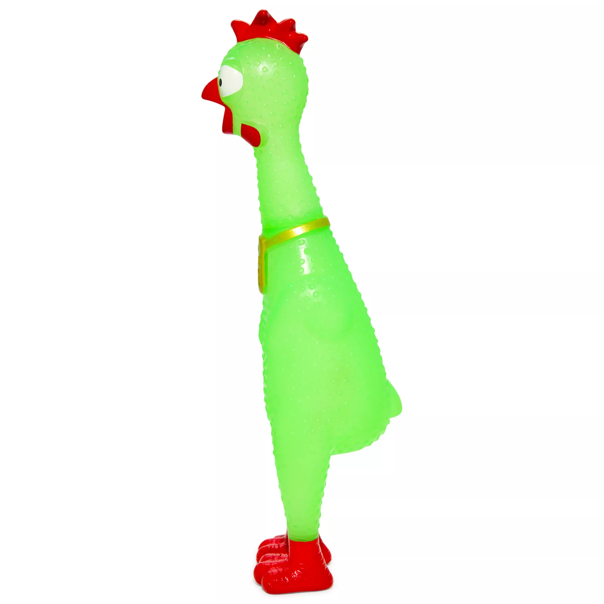 Neon Green Squeeze Plastic Chicken at Spencer's