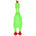 Neon Green Squeeze Plastic Chicken at Spencer's