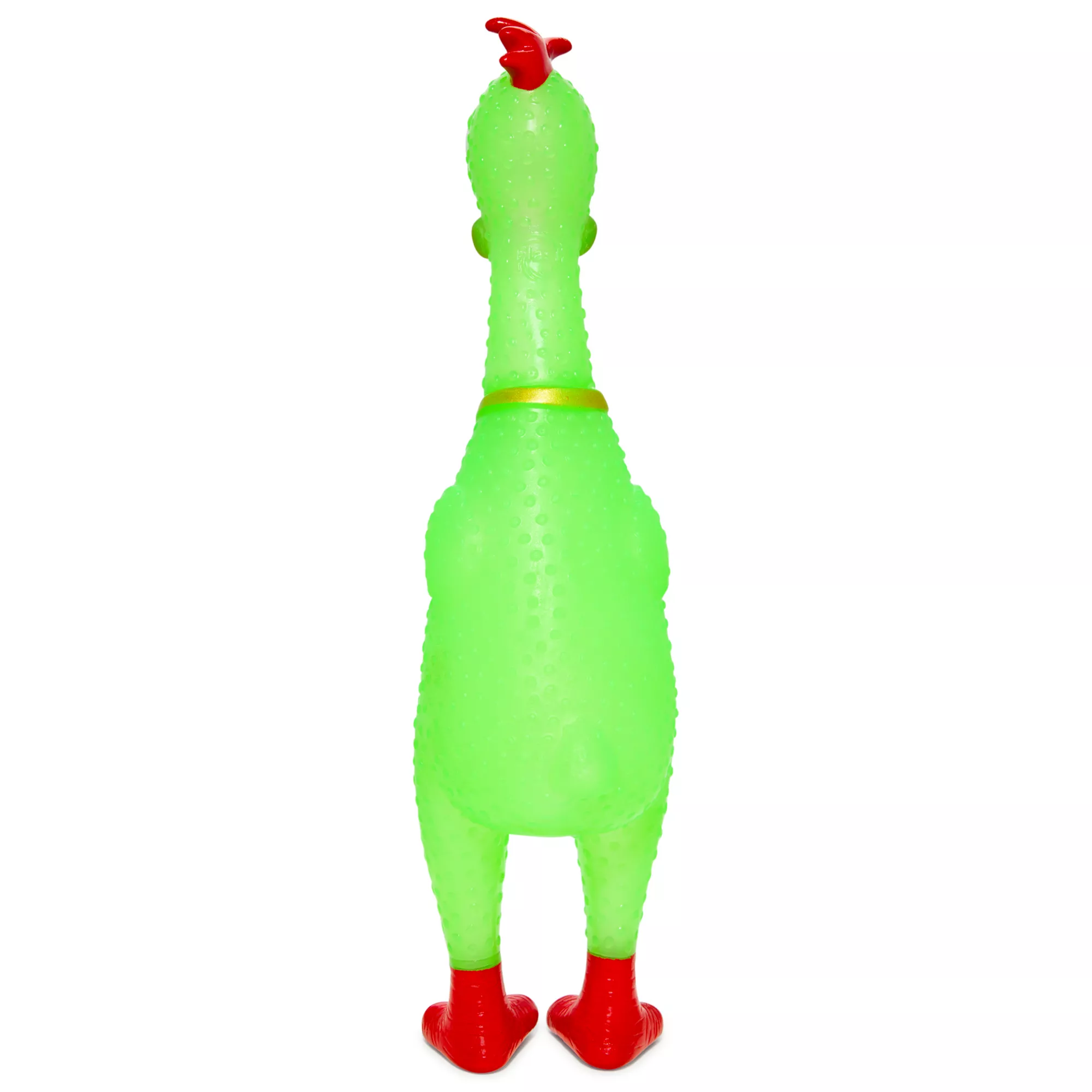 Neon Green Squeeze Plastic Chicken at Spencer's