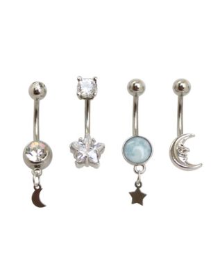 ZS, Belly Button Piercings, Dainty Belly Rings