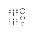 CZ Multi-Pack Stud & Hoop Nose Rings 9 Pack - 20 Gauge at Spencer's