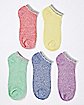 Rainbow Low Cut Socks - 5 Pair
