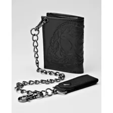 Skull Chain Wallet at Spencer's
