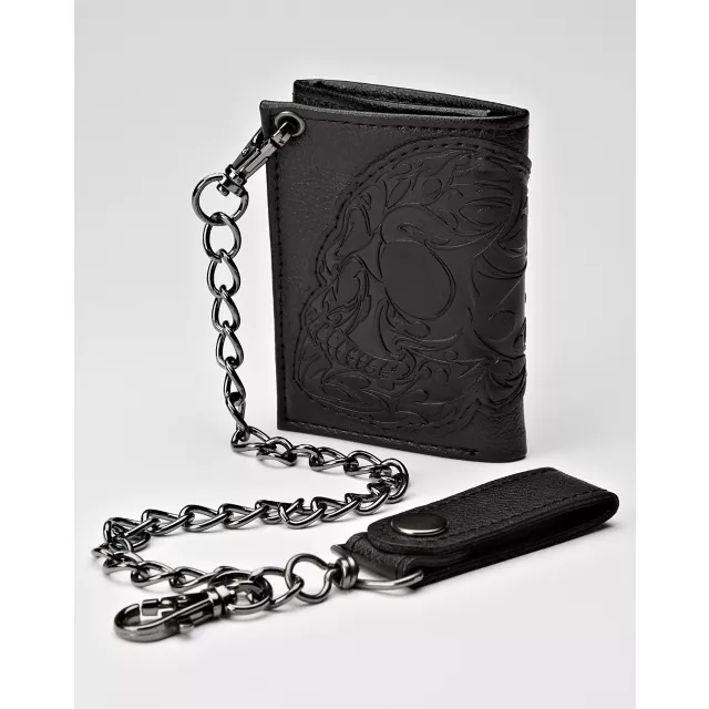 Skull Chain Wallet Spencer s