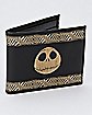 Etched Leather Jack Skellington Bifold Wallet - The Nightmare Before Christmas