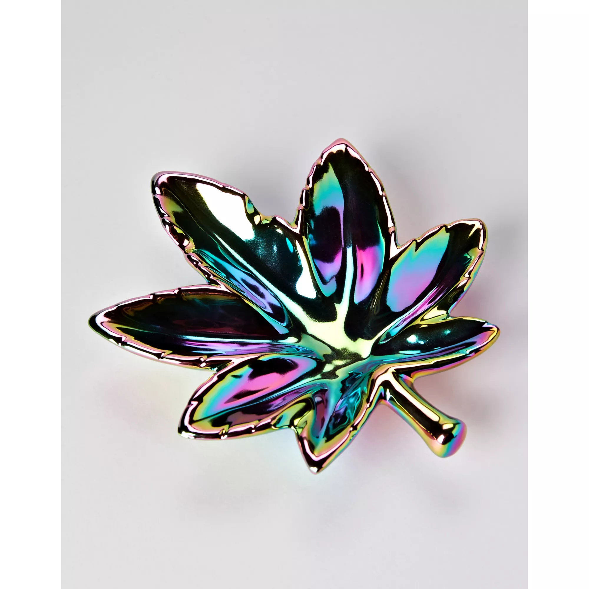 Oil Slick Leaf Ashtray at Spencer's