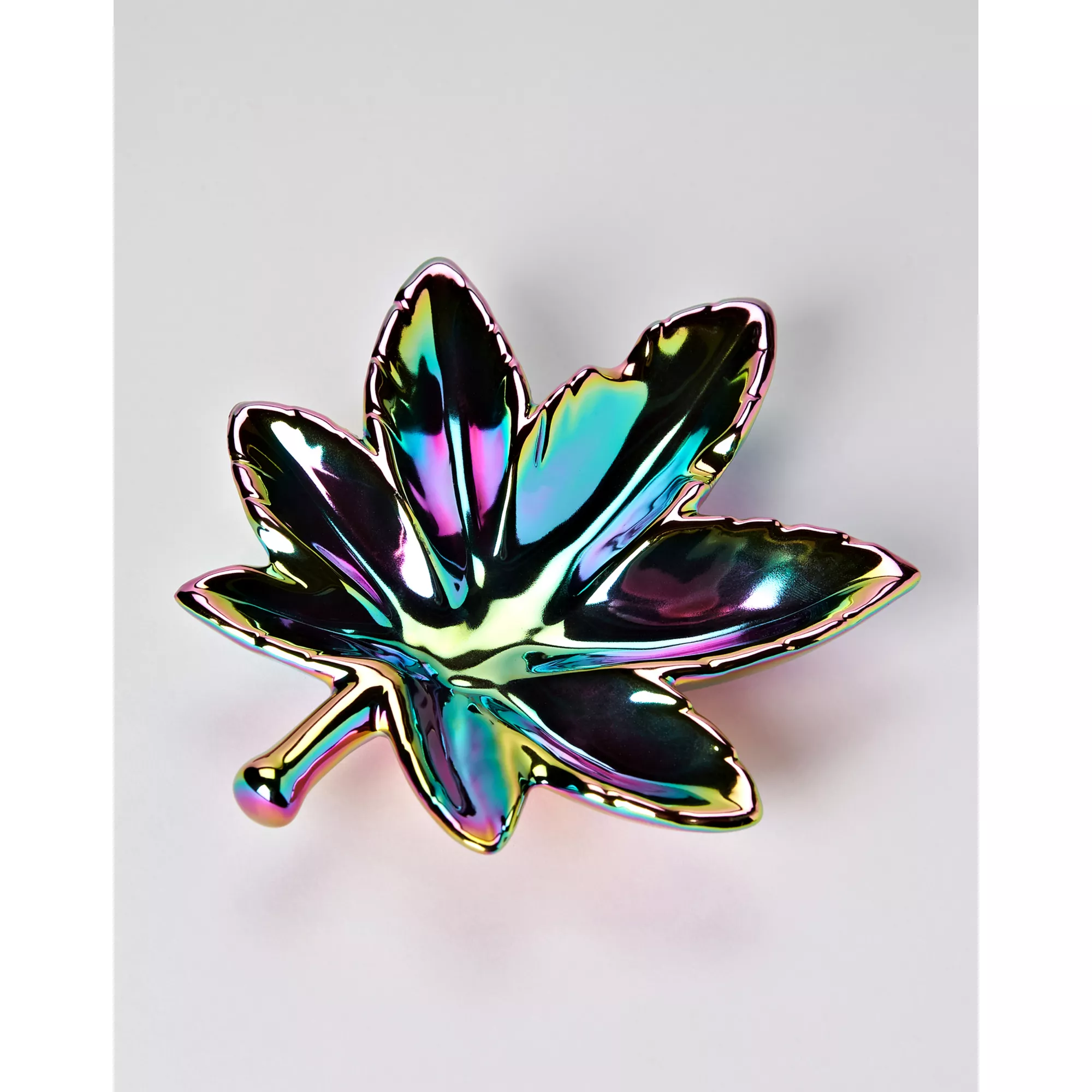 Oil Slick Leaf Ashtray at Spencer's