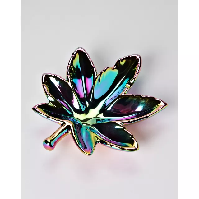 Oil Slick Leaf Ashtray at Spencer's