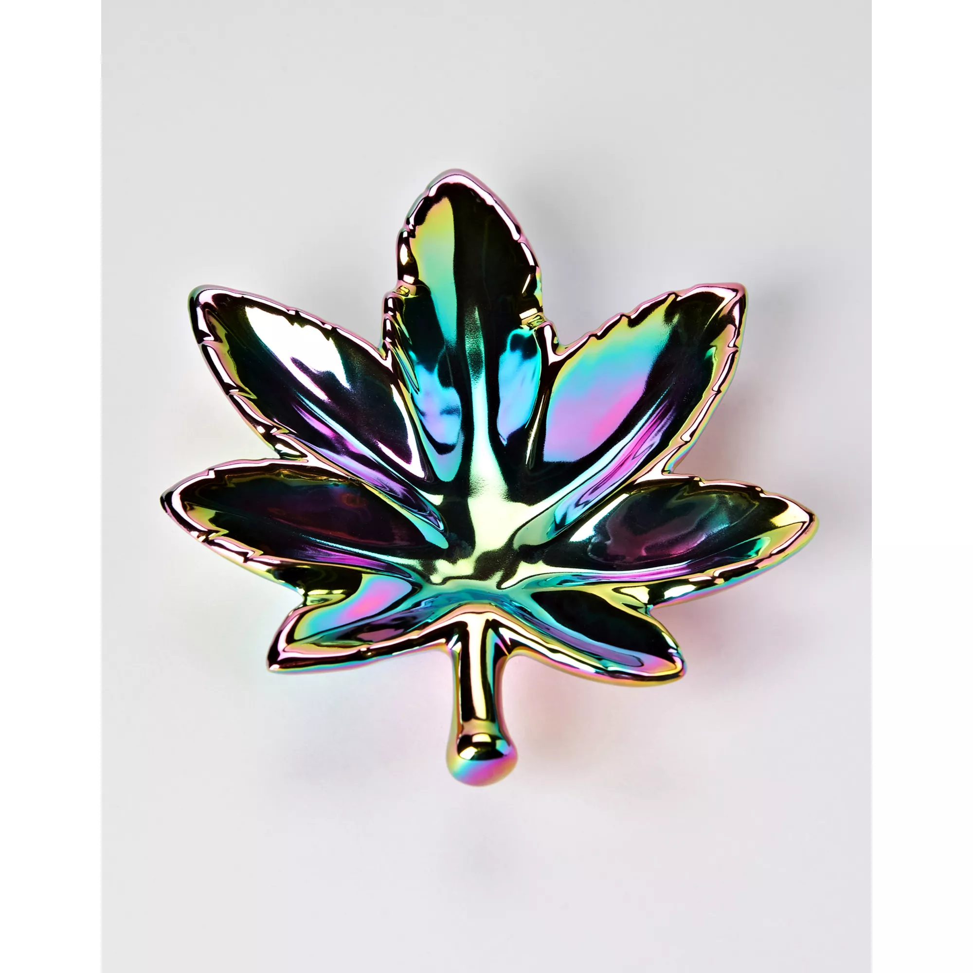 Oil Slick Leaf Ashtray at Spencer's