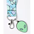 Alien Wrist Lanyard at Spencer's