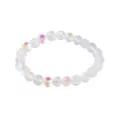 White Semi-Precious Stone Bracelet at Spencer's