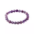 Purple Stone Beaded Bracelet at Spencer's