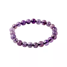 Purple Stone Beaded Bracelet at Spencer's
