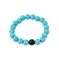 Black & Turqouise Distance Bracelets at Spencer's