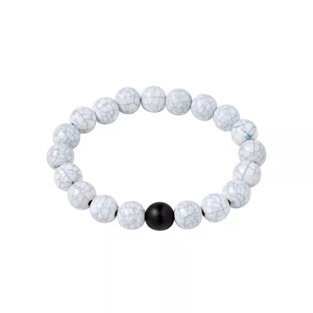 Black & White Distance Bracelets at Spencer's