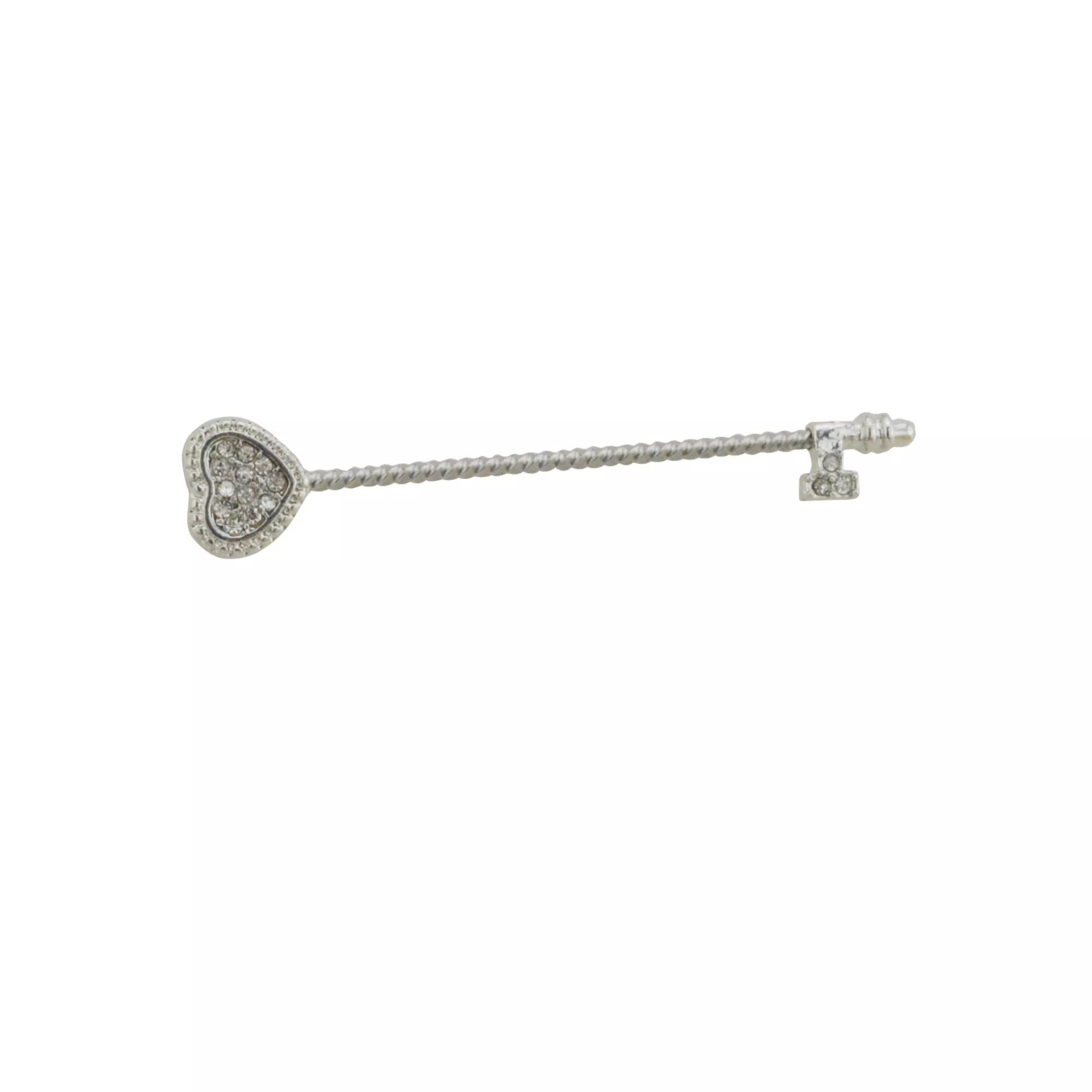 Heart & Key Industrial Barbell - 14 Gauge at Spirit Halloween