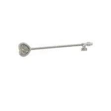 Heart & Key Industrial Barbell - 14 Gauge at Spirit Halloween