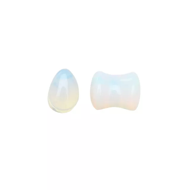 Opalite Teardrop Stone Plugs at Spencer's