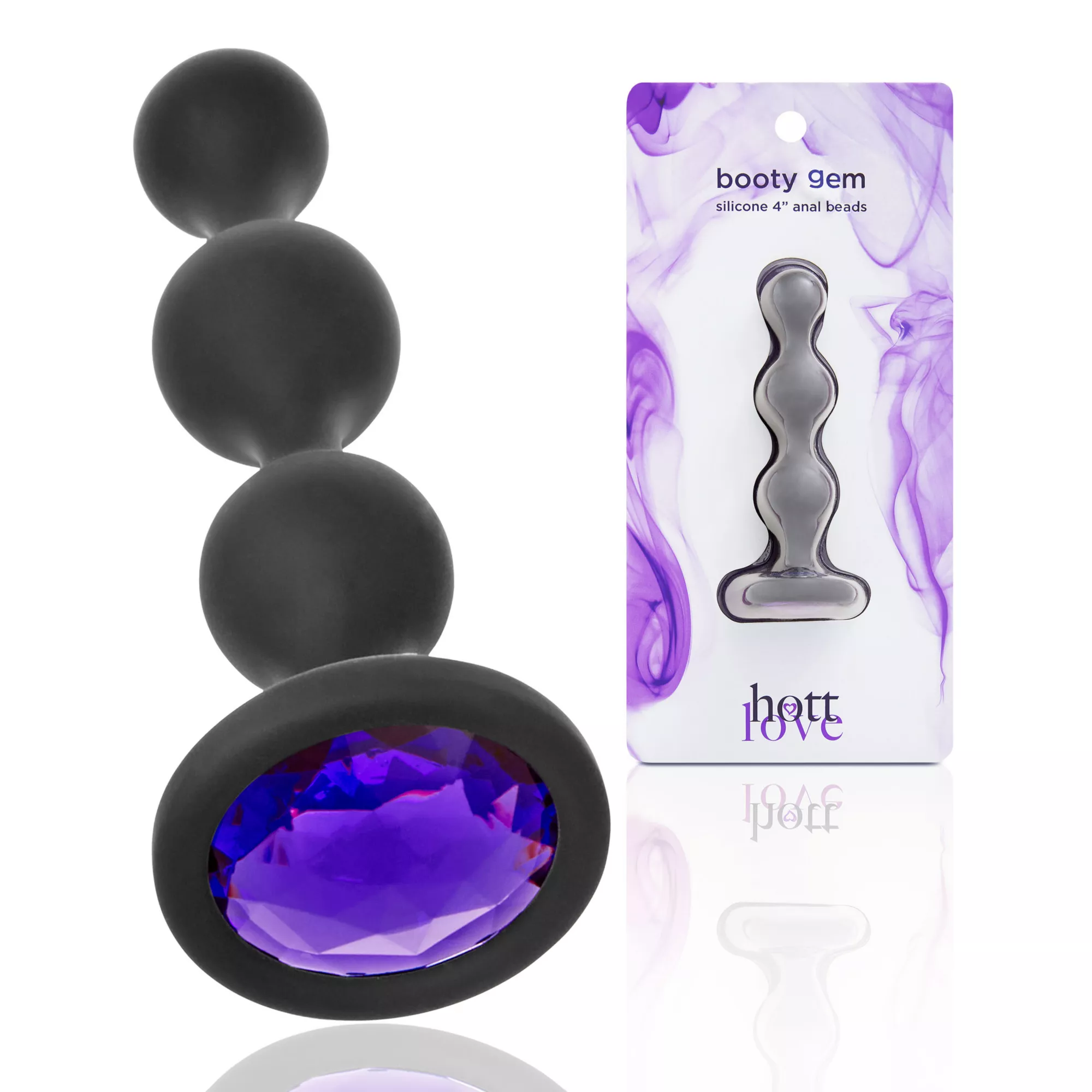 Booty Gem Anal Beads 4 Inch - Hott Love at Spencer's