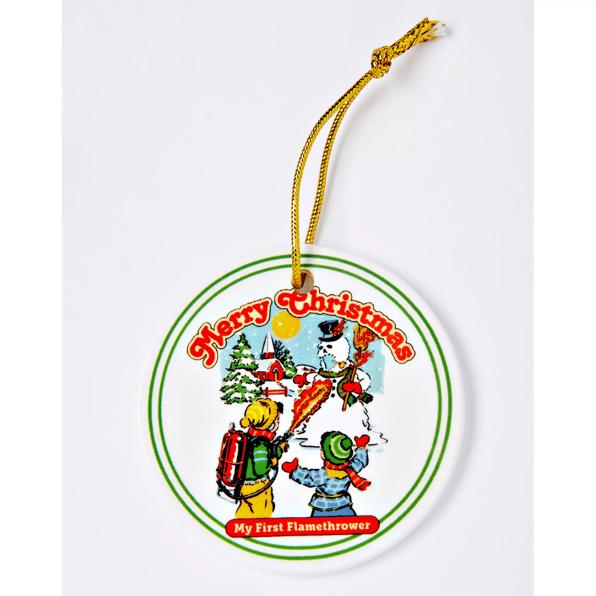 My First Flamethrower Christmas Ornament - Steven Rhodes at Spencer's