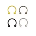 Multi-Pack Plated Horseshoe Rings 4 Pack - 16 Gauge at Spencer's