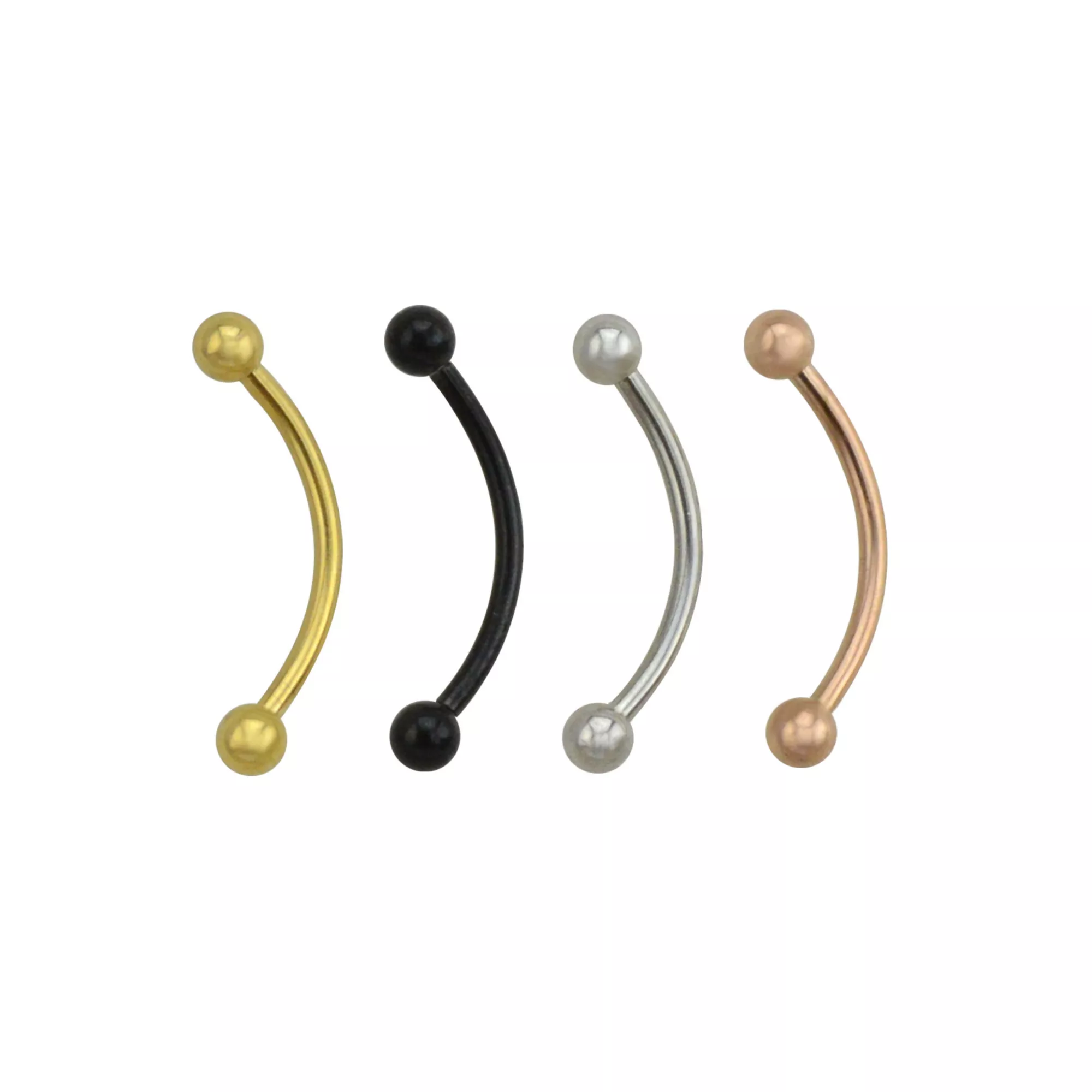 Multi-Pack Plated Curved Barbells 4 Pack - 16 Gauge at Spencer's