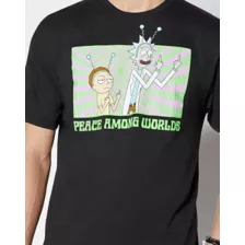 Peace Among Worlds T Shirt - Rick and Morty at Spencer's
