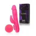 Detachable Suction Cup Waterproof Rabbit Vibrator 9 Inch - Hott Love Extreme at Spencer's
