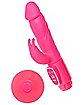 Detachable Suction Cup Waterproof Rabbit Vibrator 9 Inch - Hott Love Extreme