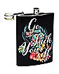 Floral Go Fuck Yourself Flask - 8 oz.