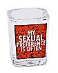 Square My Sexual Preference Is Often Shot Glass - 1.5 oz.