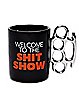 Welcome To The Shit Show Brass Knuckle Shot Glass - 2 oz.