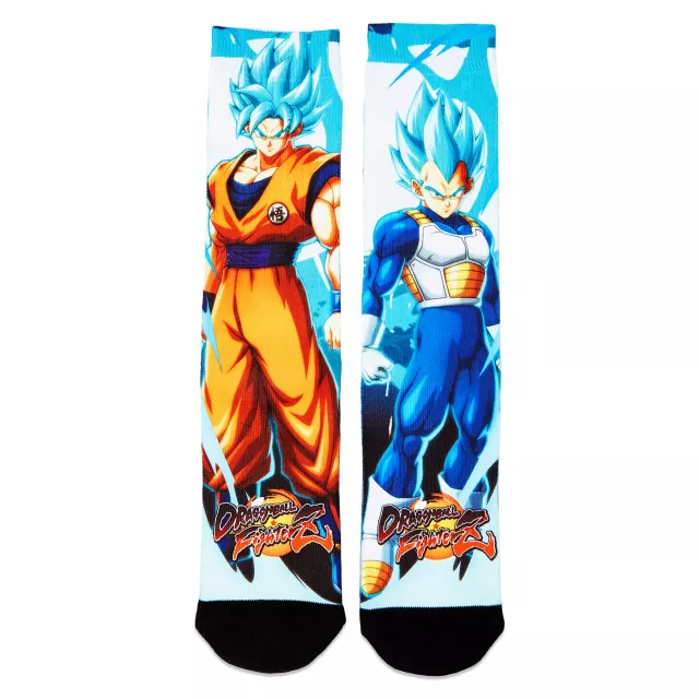 Dragon Ball Z Crew Socks - Spencer's