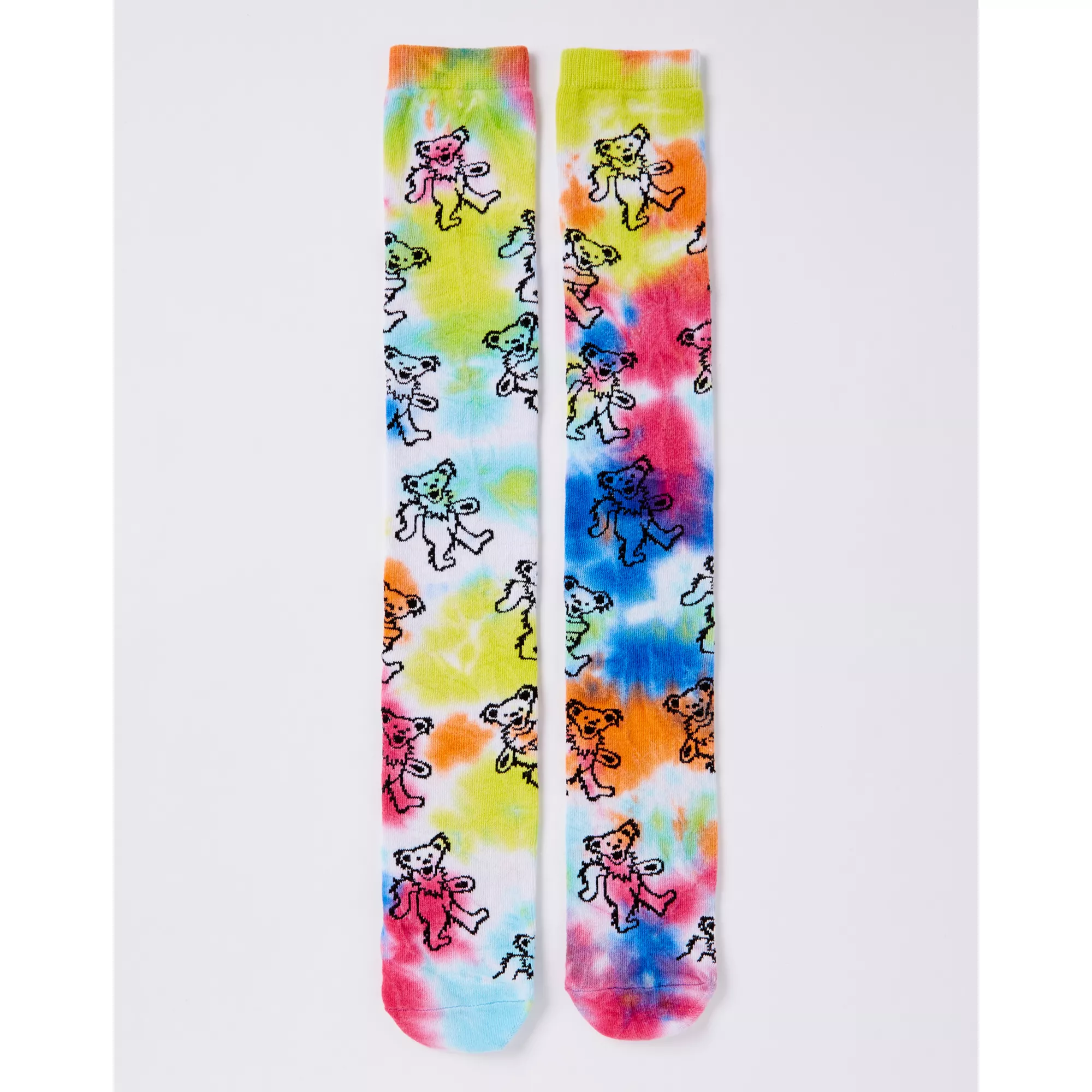 Tie Dye Grateful Dead Knee High Socks at Spencer's