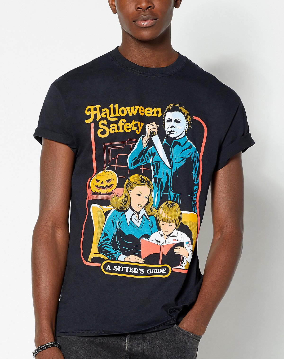 steven rhodes halloween safety t shirt