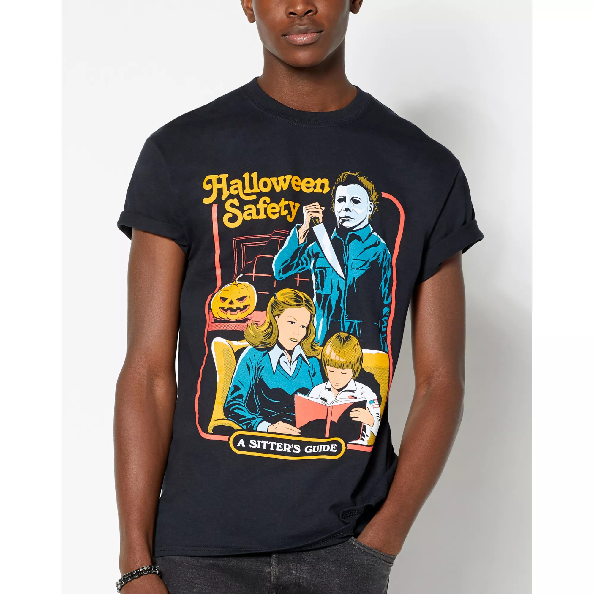 Michael Myers Halloween Safety T Shirt - Steven Rhodes at Spencer's