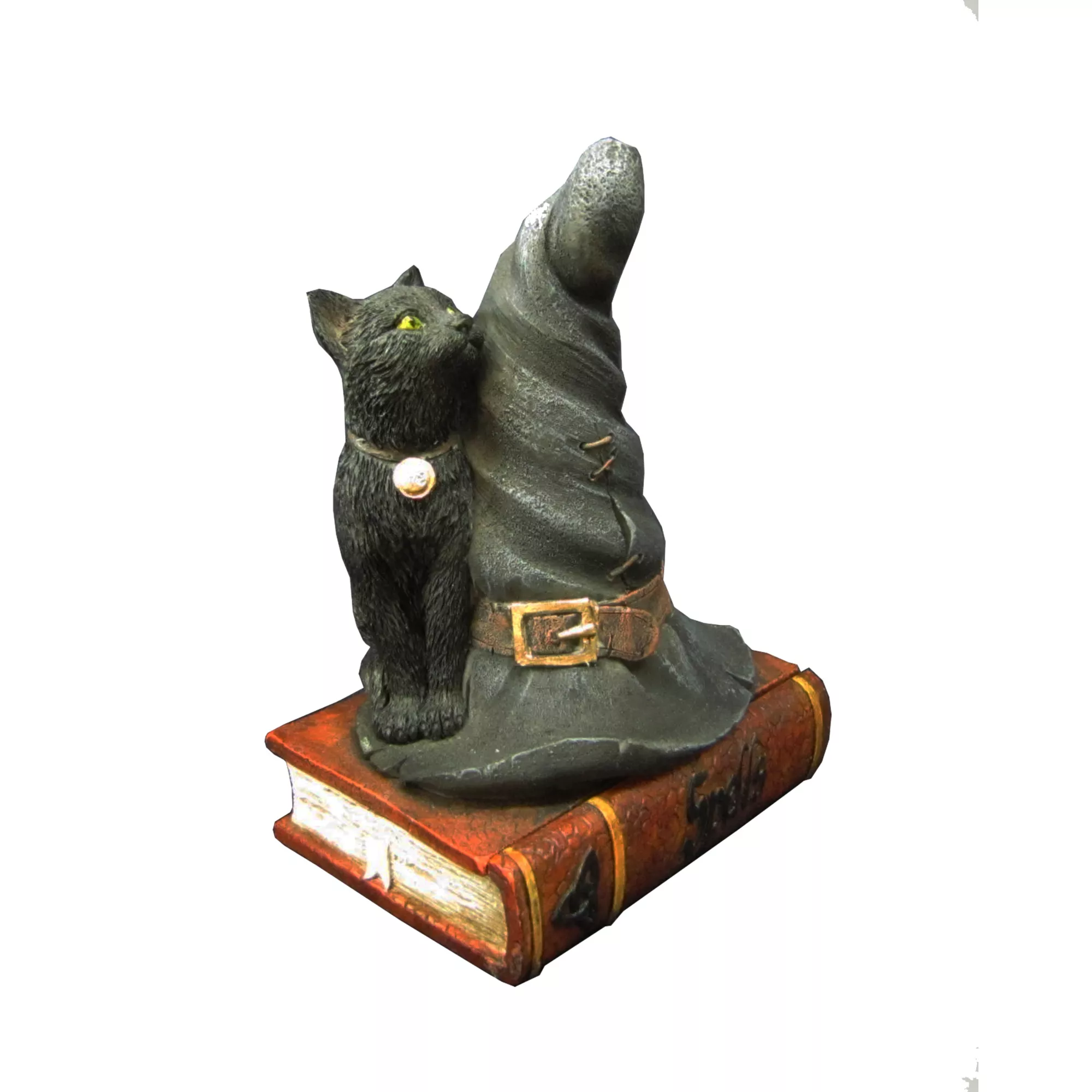 Black Cat and Witch Hat Incense Burner at Spencer's