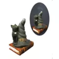 Black Cat and Witch Hat Incense Burner at Spencer's