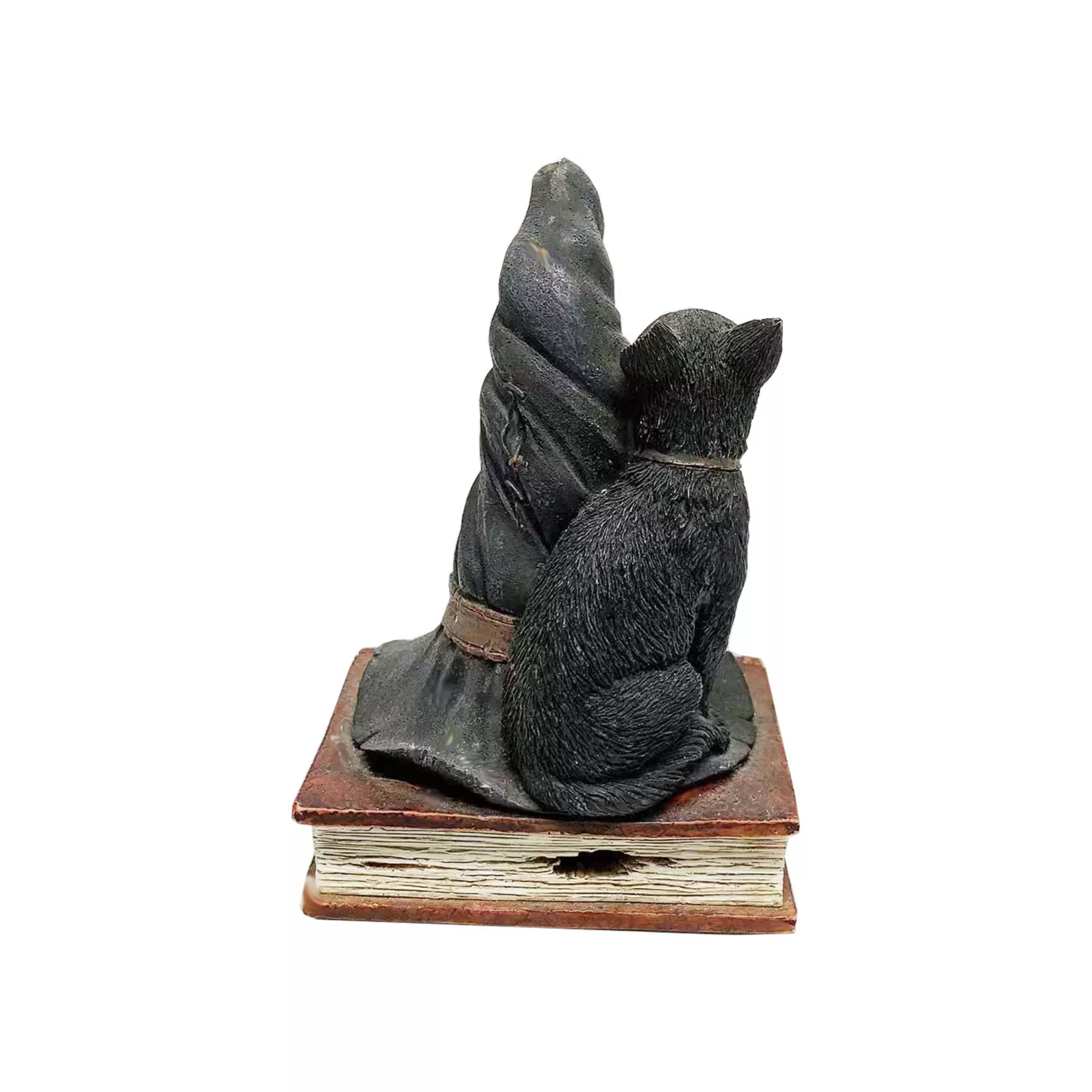 Black Cat and Witch Hat Incense Burner at Spencer's