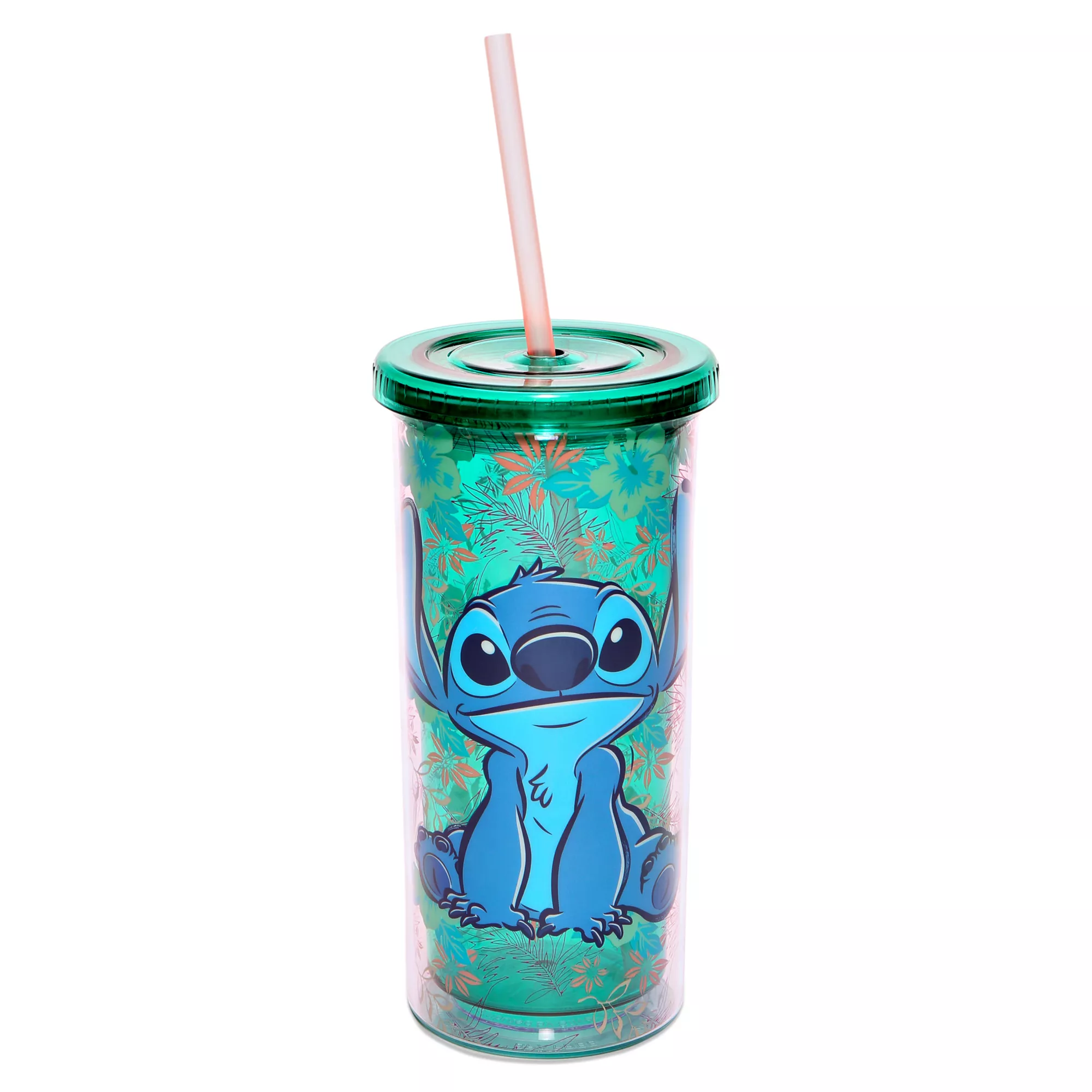 Floral Stitch Cup With Straw 20 oz. - Disney