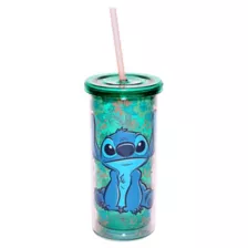 Floral Stitch Cup With Straw 20 oz. - Disney at Spencer's