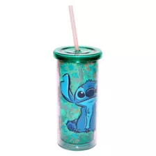 Floral Stitch Cup With Straw 20 oz. - Disney at Spencer's