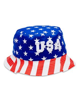 Stars and Stripes USA Bucket Hat