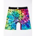 Alien Tie Dye Boxer Briefs at Spencer's