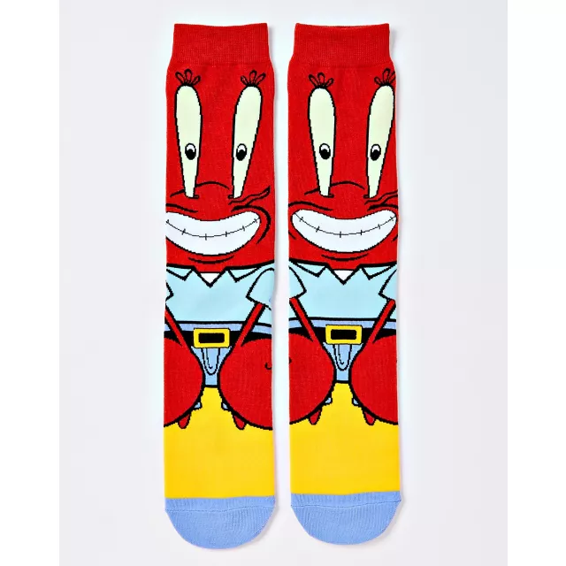 Mr. Crabs 360 Crew Socks - SpongeBob SquarePants at Spencer's