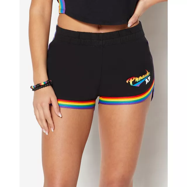 Equality Pride Rainbow Shorts at Spencer's