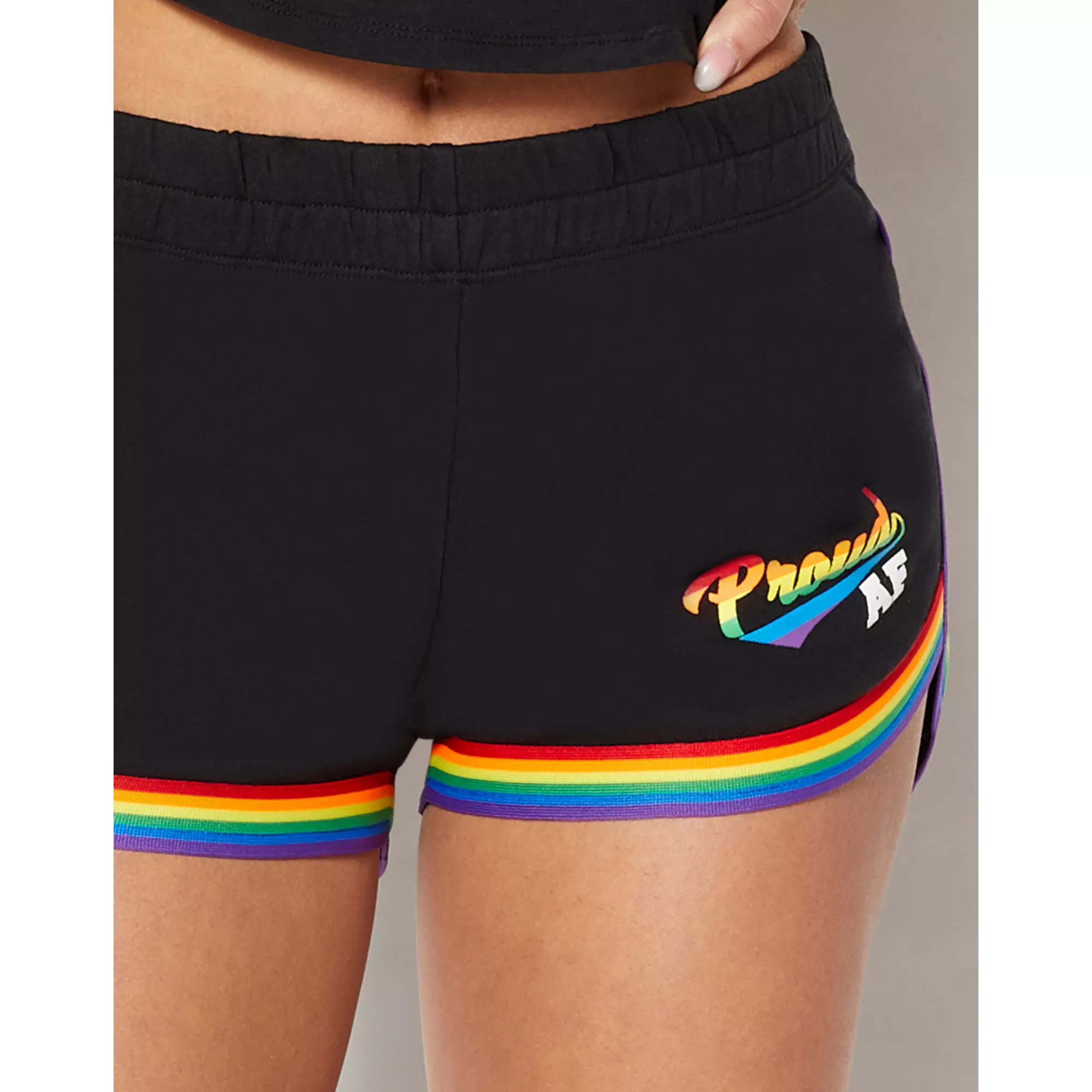 Equality Pride Rainbow Shorts at Spencer's