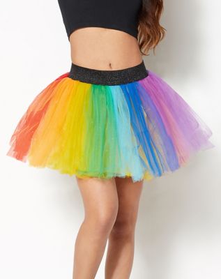 light up rainbow tutu