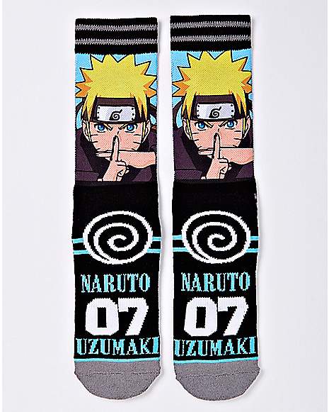 Uzumaki Crew Socks - Naruto - Spencer's
